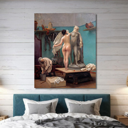 La Fine Della Posa Jean-Léon Gérôme jlg135 quadro stampato su tela