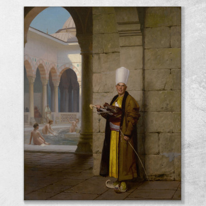 Il Grande Eunuco Bianco Jean-Léon Gérôme jlg137 quadro stampato su tela