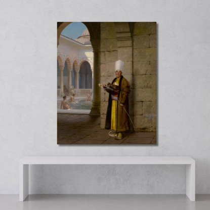 Il Grande Eunuco Bianco Jean-Léon Gérôme jlg137 quadro stampato su tela