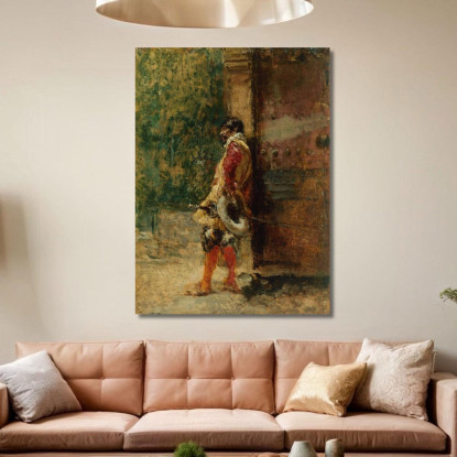 Cavaliere Mariano Fortuny Marsal mfm18 quadro stampato su tela