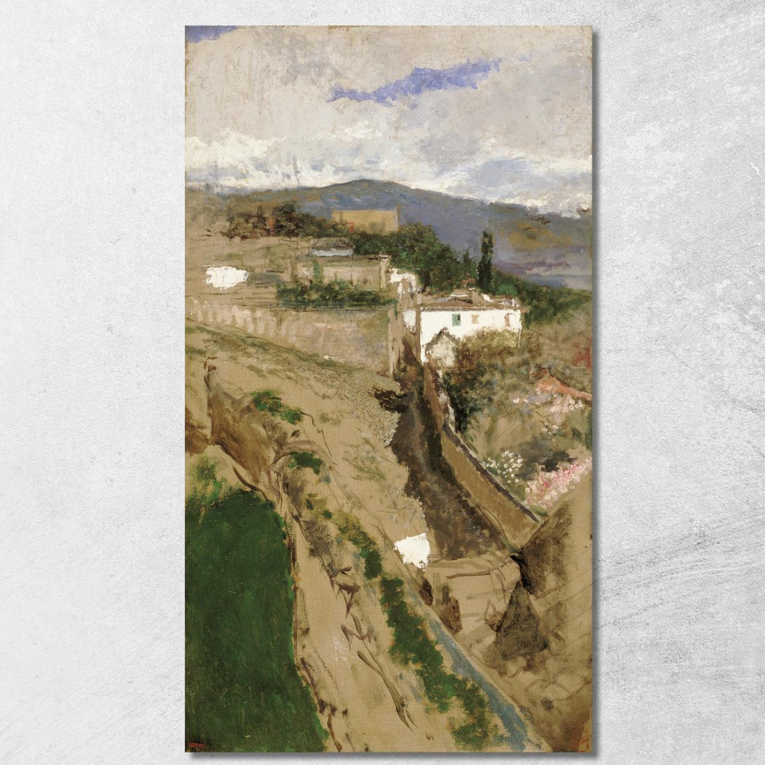 Paesaggio Di Granada Mariano Fortuny Marsal mfm21 quadro stampato su tela Paesaggio Di Granada Mariano Fortuny Marsal mfm21 quadro stampato su tela