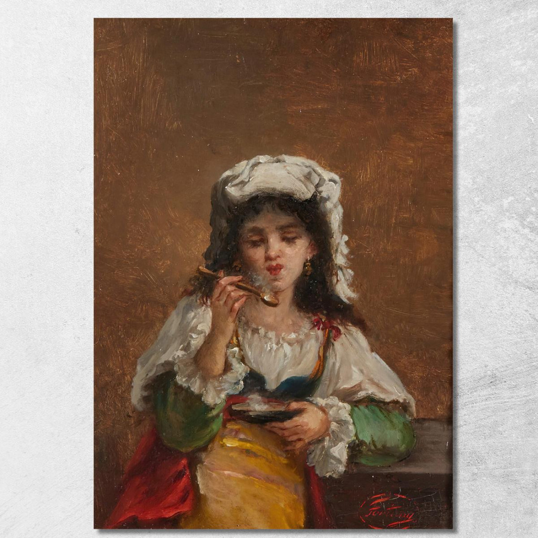 Zuppa Calda Mariano Fortuny Marsal mfm24 quadro stampato su tela Zuppa Calda Mariano Fortuny Marsal mfm24 quadro stampato su tela