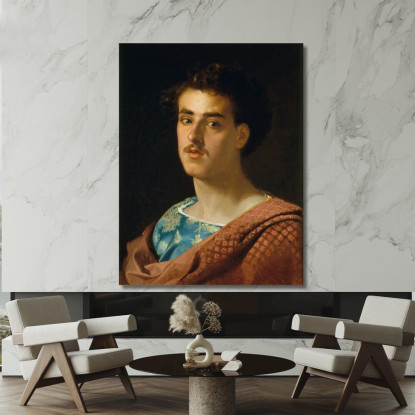 Autoritratto Mariano Fortuny Marsal mfm33 quadro stampato su tela