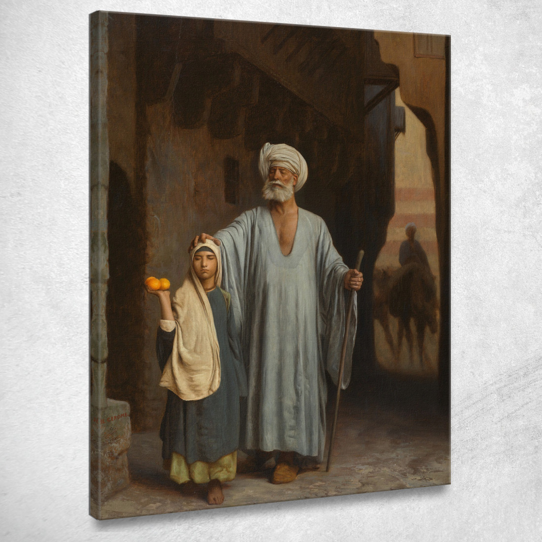 La Mano Amica Jean-Léon Gérôme jlg140 quadro stampato su tela La Mano Amica Jean-Léon Gérôme jlg140 quadro stampato su tela