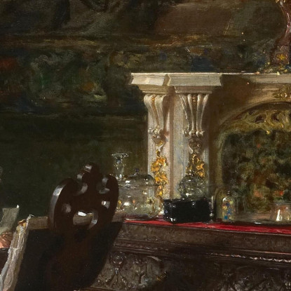Il Collezionista Di Stampe Mariano Fortuny Marsal mfm39 quadro stampato su tela