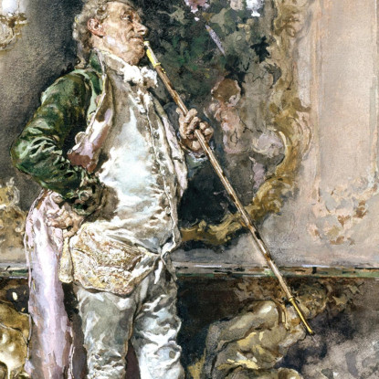 Il Vaso Raro Mariano Fortuny Marsal mfm40 quadro stampato su tela