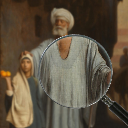La Mano Amica Jean-Léon Gérôme jlg140 quadro stampato su tela