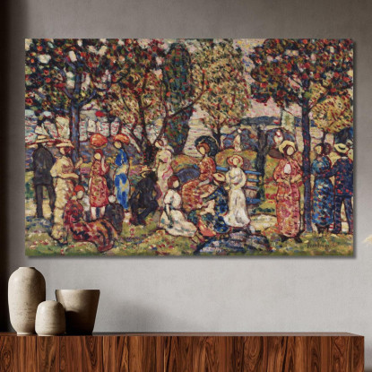 Autunno Maurice Prendergast mpr3 quadro stampato su tela