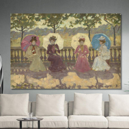 Nel Parco Maurice Prendergast mpr23 quadro stampato su tela
