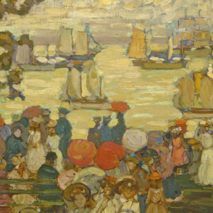 Salem Willows Maurice Prendergast mpr50 quadro stampato su tela