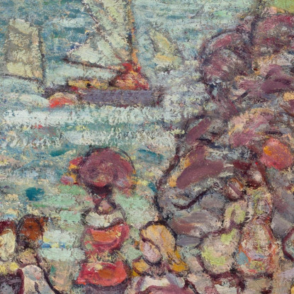 La Regata Maurice Prendergast mpr64 quadro stampato su tela