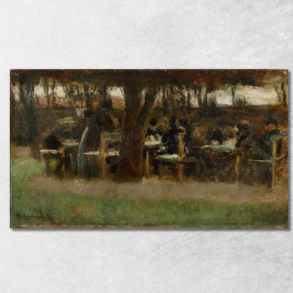 Da Etzenhausen / Giardino Del Ristorante Max Liebermann mlb5 quadro stampato su tela