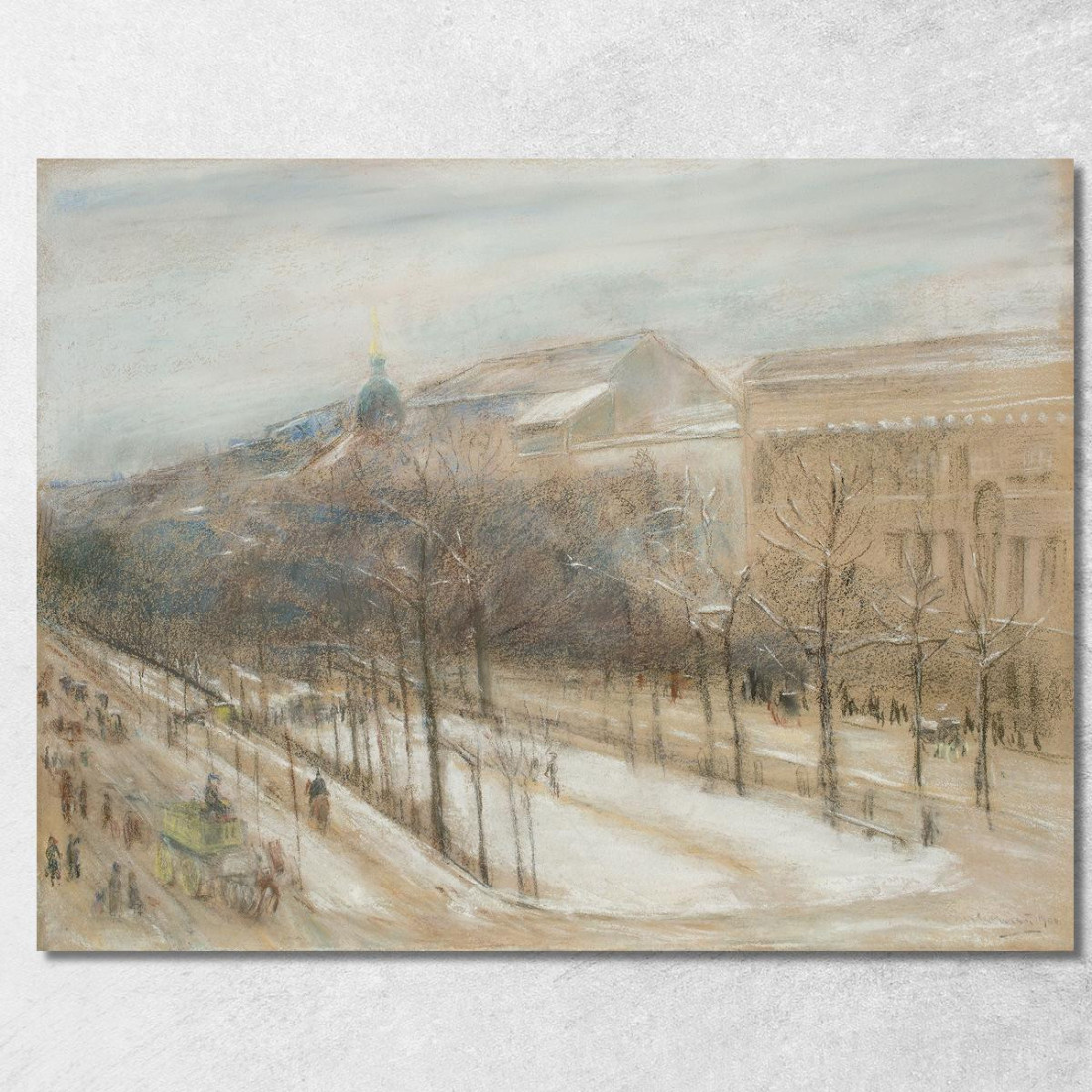 Vista Dalla Finestra Del Soggiorno Dell'Artista Sulla Strada Unter Den Linden Max Liebermann mlb13 quadro stampato su tela Vista Dalla Finestra Del Soggiorno Dell'Artista Sulla Strada Unter Den Linden Max Liebermann mlb13 quadro stampato su tela
