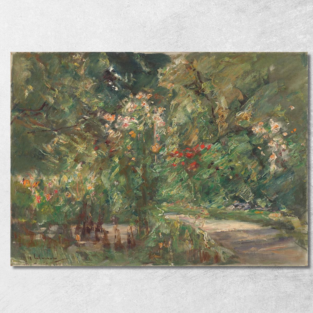 Piante Da Fiore Nel Giardino Utile Verso Nord-Ovest Max Liebermann mlb14 quadro stampato su tela Piante Da Fiore Nel Giardino Utile Verso Nord-Ovest Max Liebermann mlb14 quadro stampato su tela