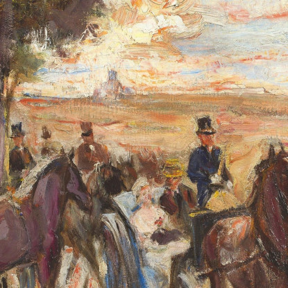 Passeggiata Sul Monte Pincio A Roma Max Liebermann mlb17 quadro stampato su tela