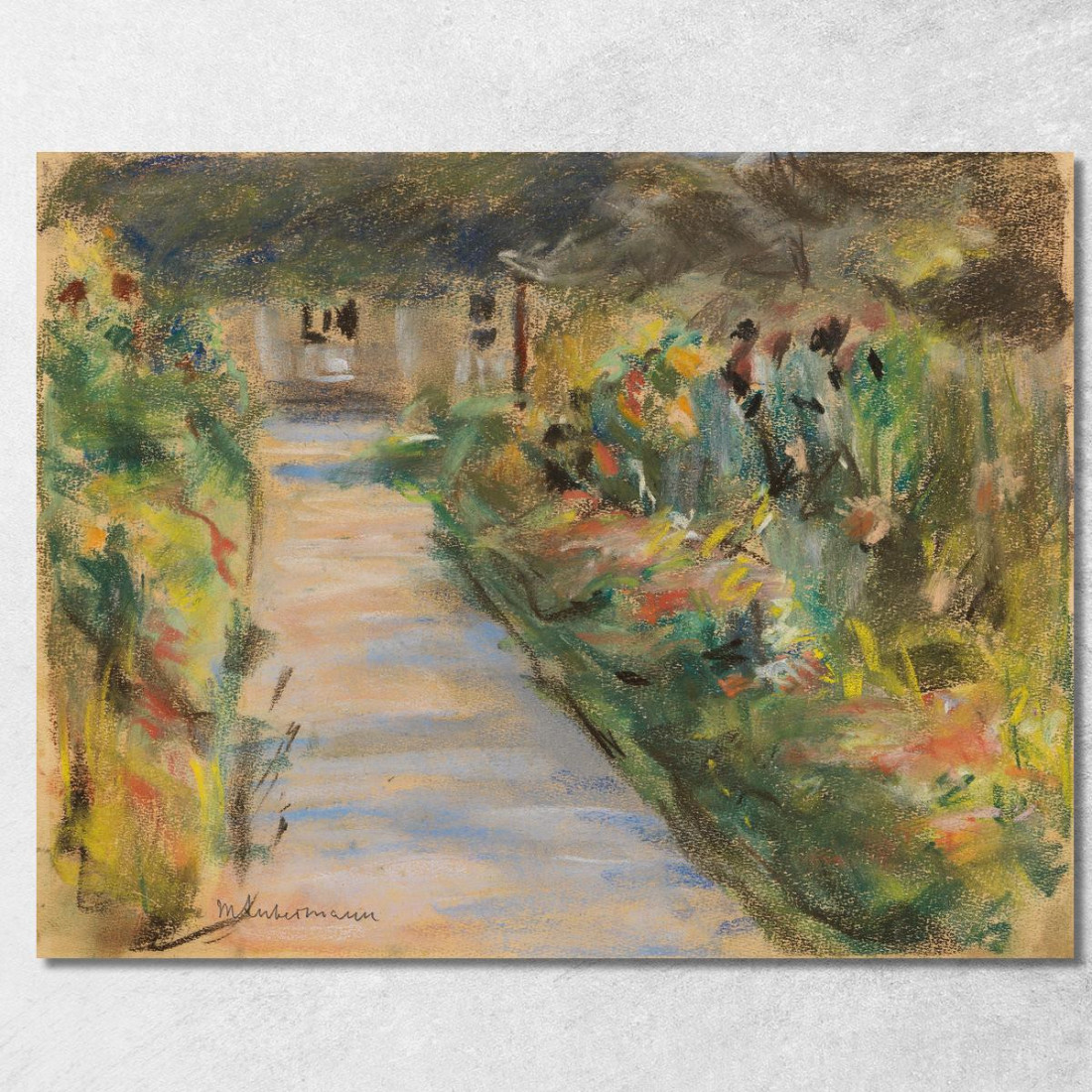 Il Giardino Utile Nel Wannsee Verso Sud-Est Max Liebermann mlb20 quadro stampato su tela Il Giardino Utile Nel Wannsee Verso Sud-Est Max Liebermann mlb20 quadro stampato su tela