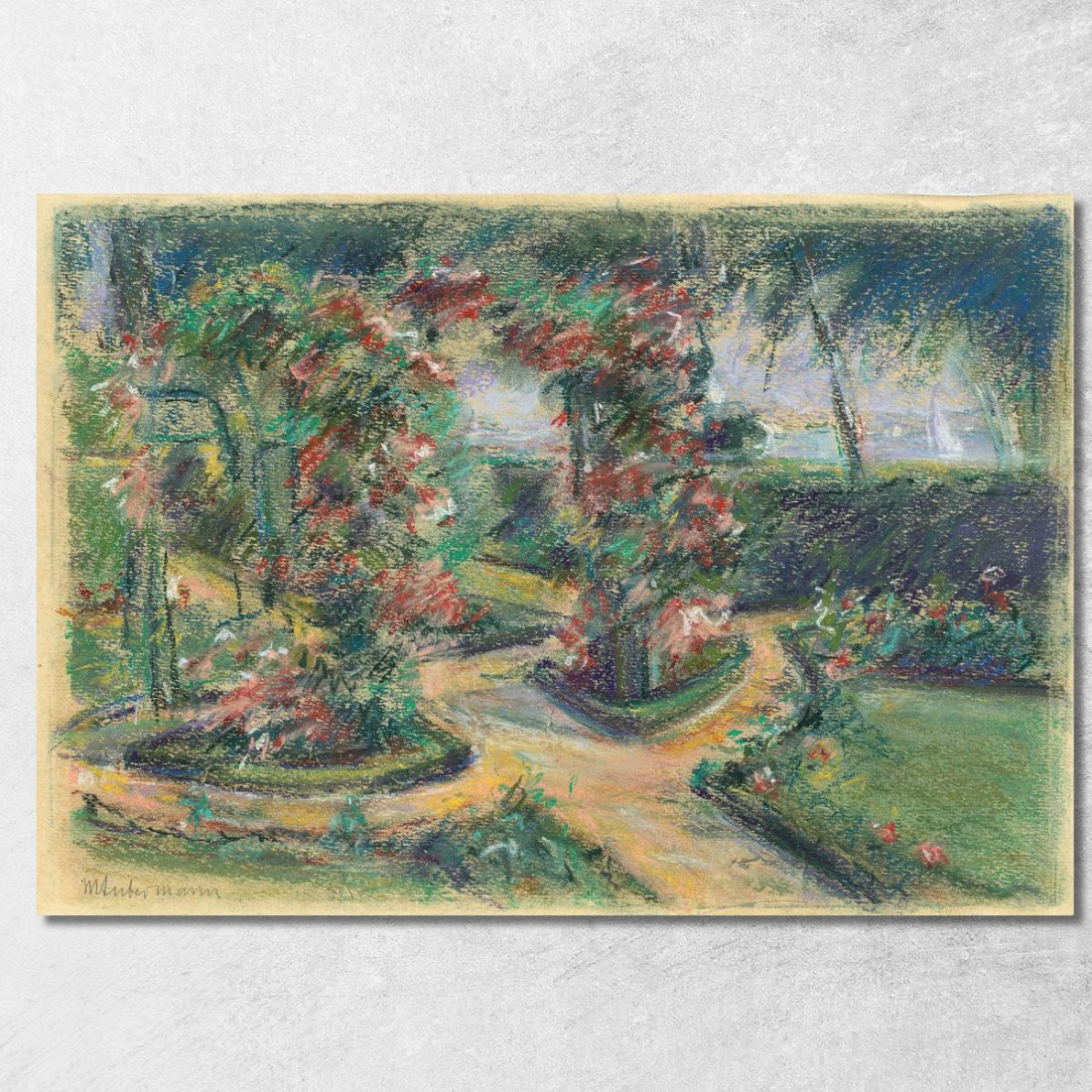 Il Roseto Nel Wannsee Max Liebermann mlb21 quadro stampato su tela Il Roseto Nel Wannsee Max Liebermann mlb21 quadro stampato su tela