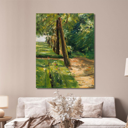 Il Viale Di Betulle Nel Giardino Del Wannsee Verso Est Max Liebermann mlb23 quadro stampato su tela