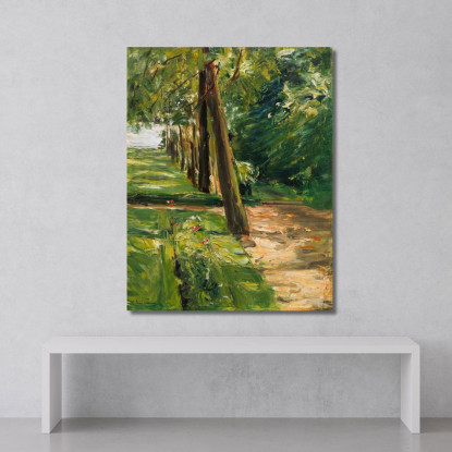 Il Viale Di Betulle Nel Giardino Del Wannsee Verso Est Max Liebermann mlb23 quadro stampato su tela