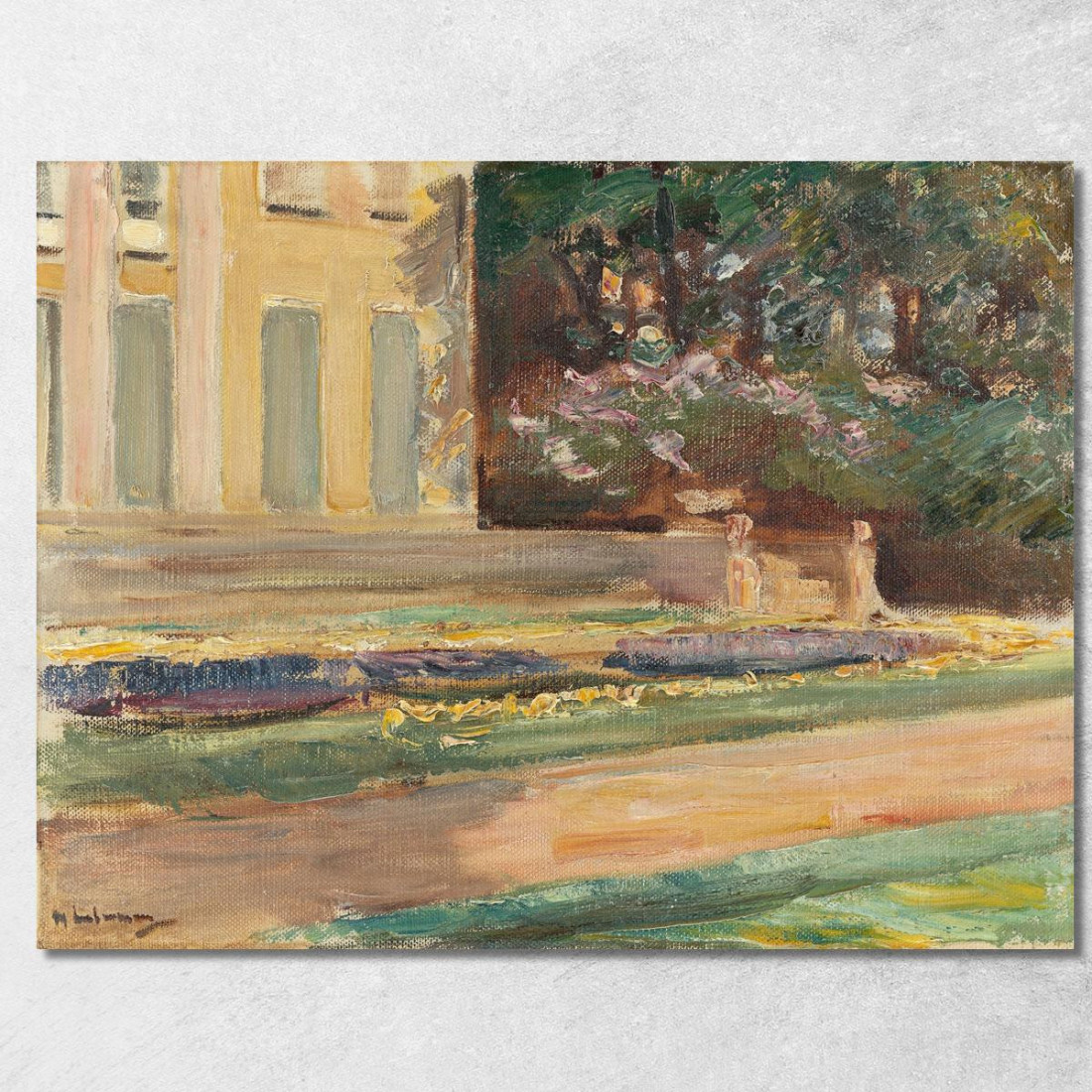 La Terrazza Fiorita Nel Giardino Del Wannsee Verso Nord-Ovest Max Liebermann mlb26 quadro stampato su tela La Terrazza Fiorita Nel Giardino Del Wannsee Verso Nord-Ovest Max Liebermann mlb26 quadro stampato su tela