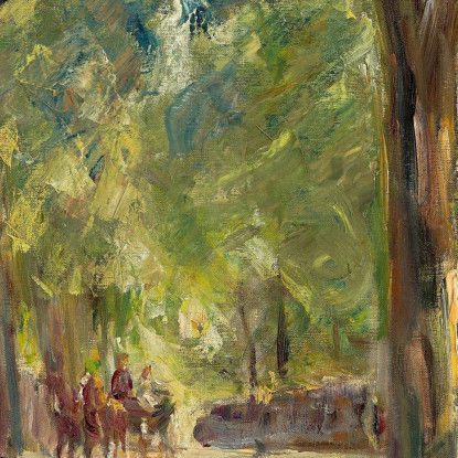La Grande Strada Del Lago Nel Wannsee Con Passanti Max Liebermann mlb30 quadro stampato su tela