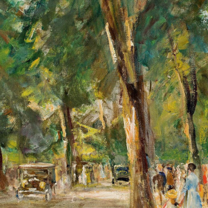 La Grande Strada Del Lago Nel Wannsee Con Passanti 2 Max Liebermann mlb31 quadro stampato su tela