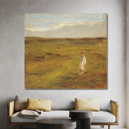Bambino Nelle Dune Max Liebermann mlb46 quadro stampato su tela
