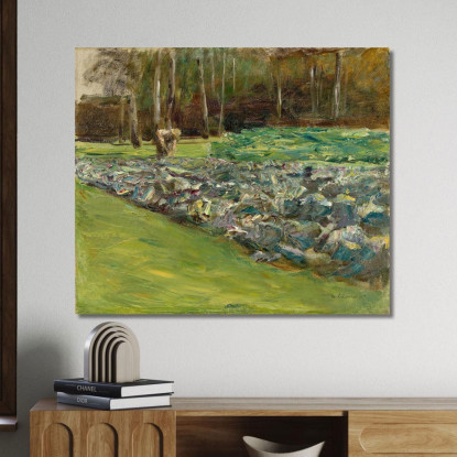 Uomo Nel Campo Di Cavoli – Giardino Del Wannsee Max Liebermann mlb53 quadro stampato su tela