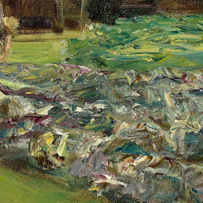 Uomo Nel Campo Di Cavoli – Giardino Del Wannsee Max Liebermann mlb53 quadro stampato su tela