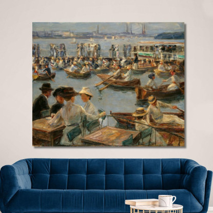 Sull'Alster Ad Amburgo Max Liebermann mlb55 quadro stampato su tela