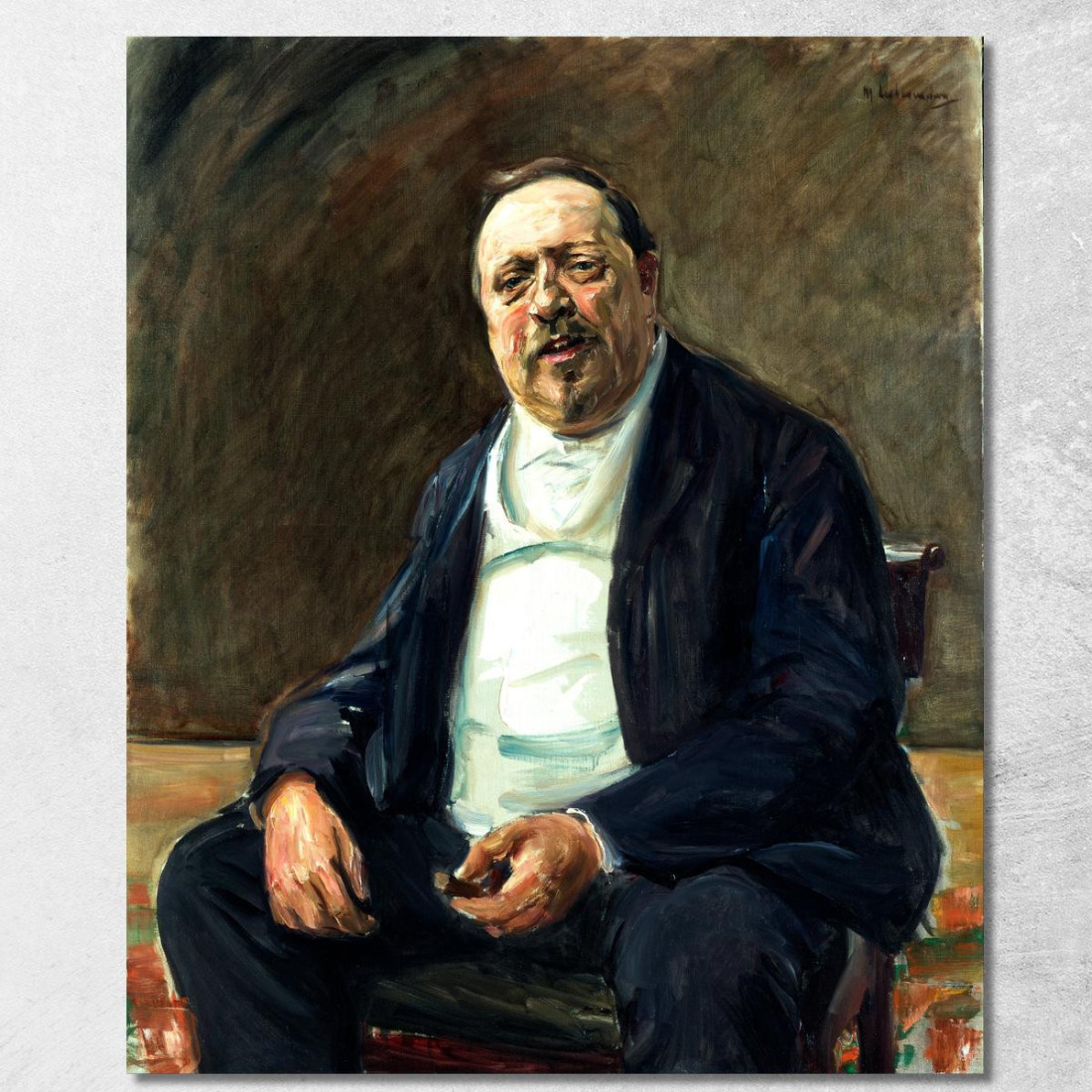 Ritratto Di Alfred Von Berger Max Liebermann mlb59 quadro stampato su tela Ritratto Di Alfred Von Berger Max Liebermann mlb59 quadro stampato su tela