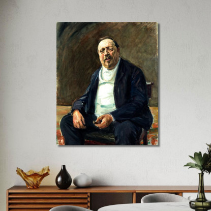 Ritratto Di Alfred Von Berger Max Liebermann mlb59 quadro stampato su tela