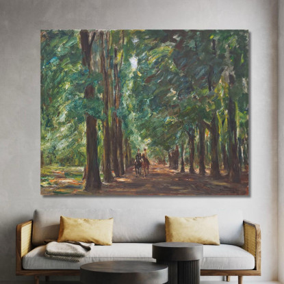Cavaliere Nel Viale Presso Sakrow Max Liebermann mlb67 quadro stampato su tela