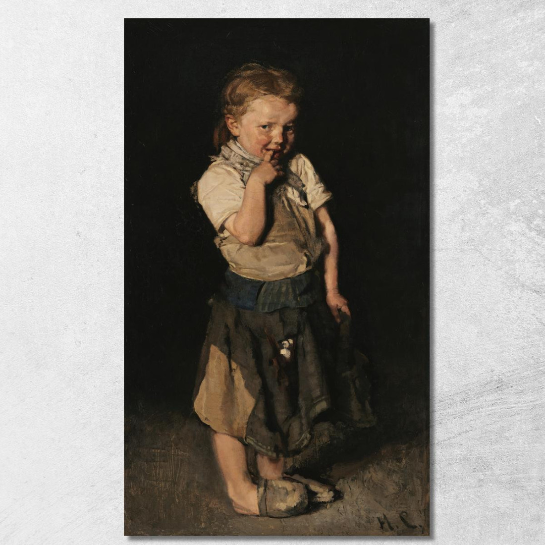 La Figlia Del Calzolaio Max Liebermann mlb85 quadro stampato su tela La Figlia Del Calzolaio Max Liebermann mlb85 quadro stampato su tela