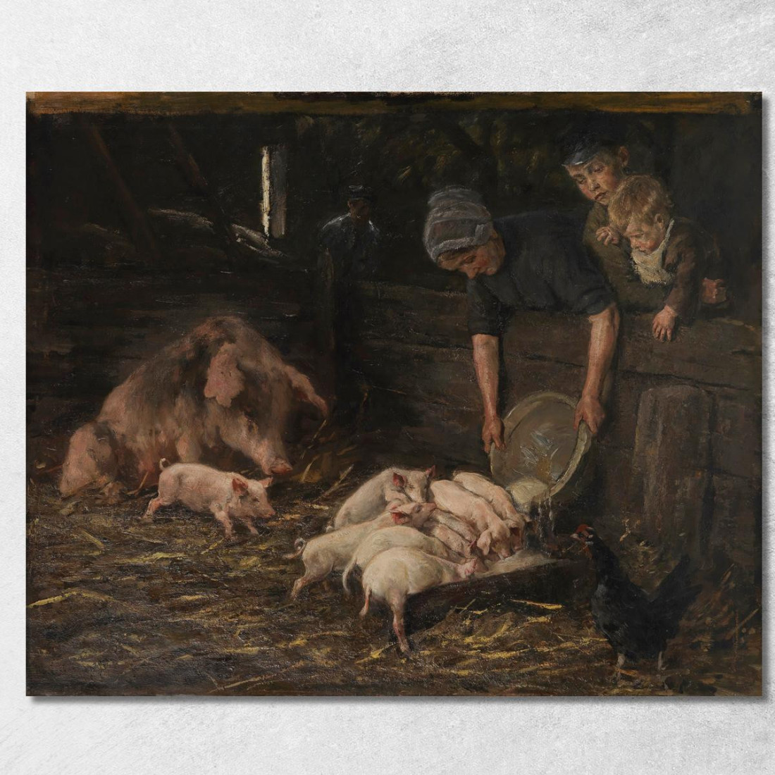 L'Asilo Nido – Porcili Max Liebermann mlb89 quadro stampato su tela L'Asilo Nido – Porcili Max Liebermann mlb89 quadro stampato su tela