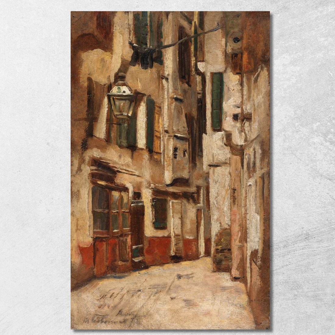 Vicolo Veneziano Verso Destra Max Liebermann mlb93 quadro stampato su tela Vicolo Veneziano Verso Destra Max Liebermann mlb93 quadro stampato su tela