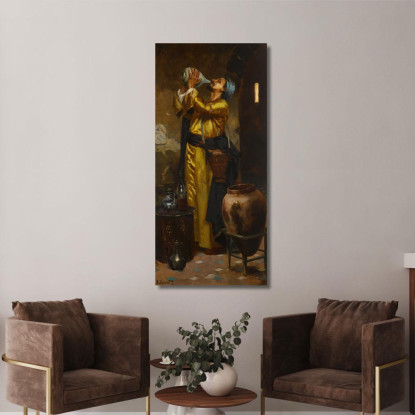 Una Bevanda Rinfrescante Rudolf Ernst rer6 quadro stampato su tela