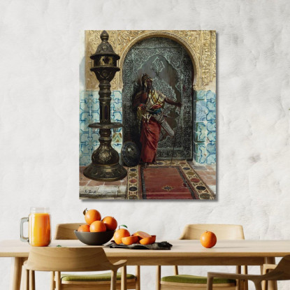 Guardia Nubiana Rudolf Ernst rer32 quadro stampato su tela