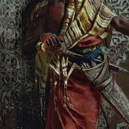 Guardia Nubiana Rudolf Ernst rer32 quadro stampato su tela