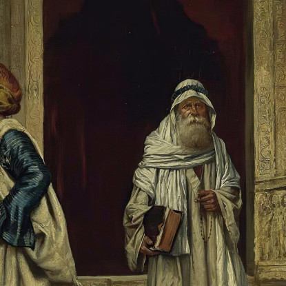 Fuori Dalla Moschea 2 Rudolf Ernst rer33 quadro stampato su tela