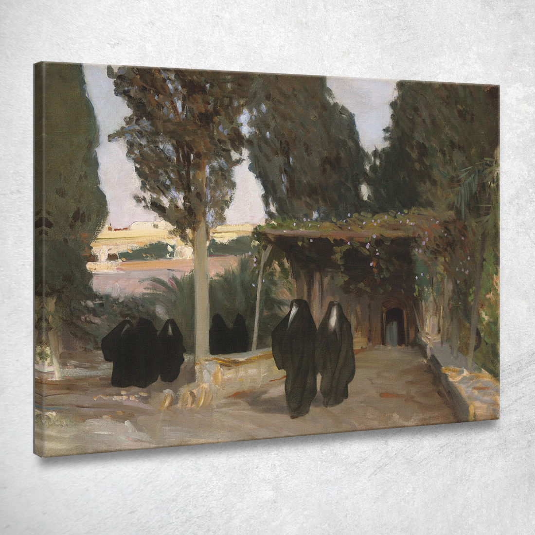 Un Sentiero Ombreggiato In Oriente John Singer Sargent jss3 quadro stampato su tela Un Sentiero Ombreggiato In Oriente John Singer Sargent jss3 quadro stampato su tela