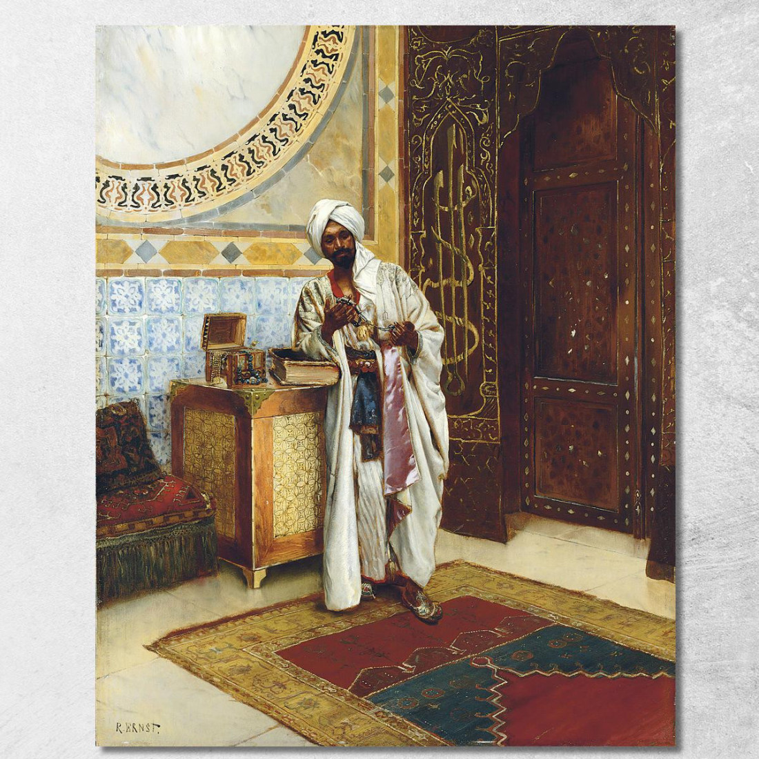 La Scatola Dei Gioielli Rudolf Ernst rer48 quadro stampato su tela La Scatola Dei Gioielli Rudolf Ernst rer48 quadro stampato su tela
