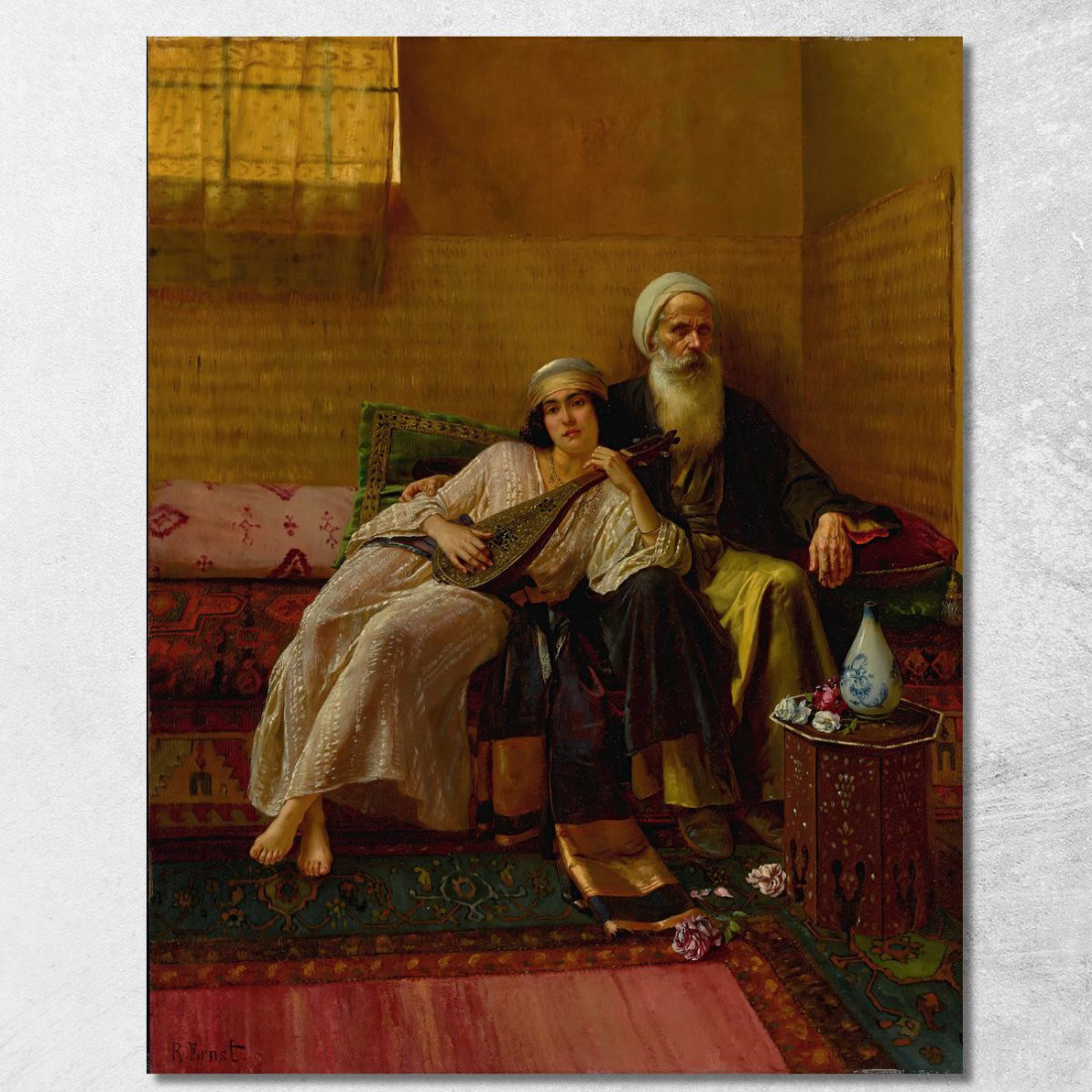 Il Musicista Rudolf Ernst rer51 quadro stampato su tela Il Musicista Rudolf Ernst rer51 quadro stampato su tela