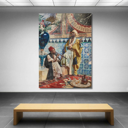 I Musicisti 2 Rudolf Ernst rer52 quadro stampato su tela