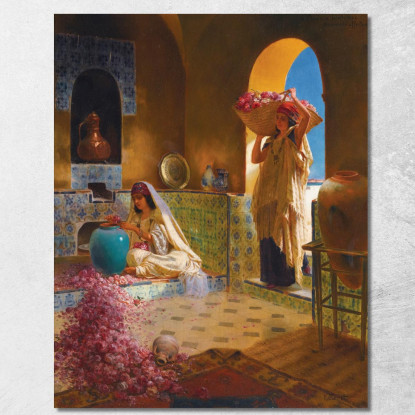 I Profumieri Rudolf Ernst rer62 quadro stampato su tela