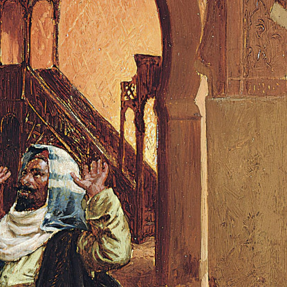 La Preghiera Rudolf Ernst rer63 quadro stampato su tela