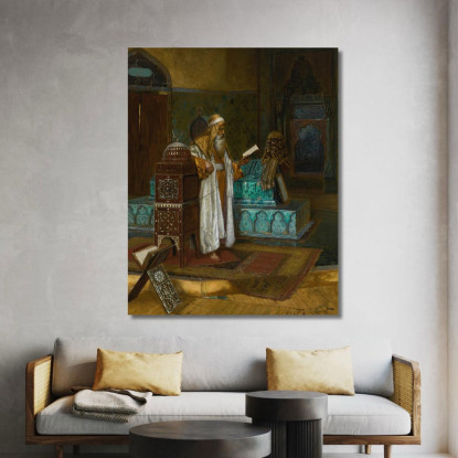 La Tomba Del Sultano Mehmet I Rudolf Ernst rer67 quadro stampato su tela