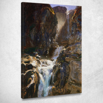 Una Cascata John Singer Sargent jss7 quadro stampato su tela