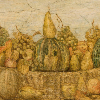 Cesto Con Frutta Tadeusz Makowski tmk11 quadro stampato su tela