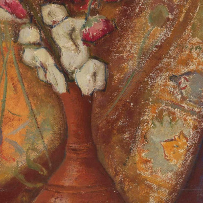 Fiori In Un Vaso Di Terracotta Tadeusz Makowski tmk59 quadro stampato su tela